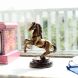 eCraftIndia Brass Horse Tableware Antique Showpiece (BAH502)