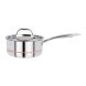 Bergner Argent 5CX 5 Ply Stainless Steel Saucepan with Stainless Steel Lid, 16 cm (1.6 L), Sliver
