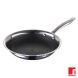 BERGNER Hitech Prism Non-Stick Stainless Steel Frypan, 16 cm, Induction Base, Silver