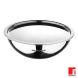 Bergner Argent Triply Stainless Steel Tasra with Stainless Steel Lid, 24 cm, 2.4 Litres, Induction Base, Silver