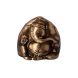 eCraftIndia Brass Antique Finish Two Faced Lord Ganesha (BGG502)