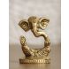 eCraftIndia Meditating Appu Lord Ganesha Handcrafted Idol Brass Decorative Figurine (BGG510)