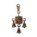 eCraftIndia Lord Ganesha Brass Hanging Bells (BGWH501)