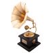 eCraftIndia Brass Antique Music Decorative Gramophone Showpiece (BMI500)