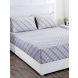 Maspar Bellezza Claire Neutral 210 TC Cotton Double Bed Sheet with 2 Pillow Covers