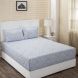 Maspar Donatella Correll Blue 210 TC Cotton Double Bed Sheet with 2 Pillow Covers