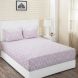 Maspar Donatella Correll Pink 210 TC Cotton Double Bed Sheet with 2 Pillow Covers