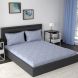 Maspar Modern Sanctuary Louisa Blue 160 TC Cotton Double Bed Sheet with 2 Pillow Covers