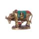 eCraftIndia Stone Studded Brass Cow and Calf (CBAAC500)