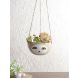 Beige Baby face Hanging Ceramic Planter (CH20259WH)