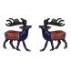 eCraftIndia Combo of Meenakari Deer Figurine (COM247)