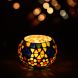 eCraftIndia Mosiac Glass Decorative Tea Light Holder/Diya  (CRML003)