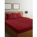 Mark Home Classic Stripes King Bed Sheet Set Maroon