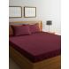 Mark Home Classic Stripes King Bed Sheet Set Wine