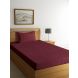 Mark Home Classic Stripes Single Bed Sheet Set Wine