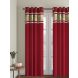 Eyda Love Bridal Embroidered Semi Blackout Blackout Red Color Premium Long Door Curtain(ELDCUR08)