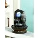 Lighted Crystal Ball Stone Finish Indoor Water Fountain (FOUN18363)