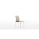 Glossy Beige Hollow Triangle Dining Chair