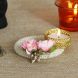 eCraftIndia Decorative Handcrafted Pink Floral Tea Light Holder on Pearl Bangle (HCCS648)