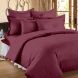 eCraftIndia 210 TC Premium Luxury Cotton Satin Striped Double Bed King Size Bedsheet (100 In x 108 In) with 2 pillow cover - Magenta (HFDBD504_MAGENTA)