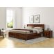 Sylvia Solid Wood Queen Drawer Bed