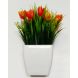 Artificial Orange Color Wild Flower Plant With Pot (133)