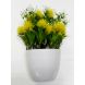 Artificial Yellow Color Wild Flower Plant With Pot (129)