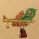 eCraftIndia Jai Shree Krishna Key Holder With 3 Hooks (IMPKH501)