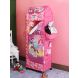Disney Princess Pink Color 5 Shelf Kids Poratble Wardrobe(KDWL 10)