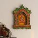 eCraftIndia Lord Ganesha Papier-Mache Wooden Wall Hanging (KOM504)