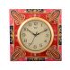 eCraftIndia Wooden Papier Mache Suberb Artistic Handcrafted Wall Clock (KWC538)