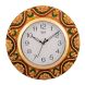 eCraftIndia Wooden Papier Mache Dazzling Handcrafted Wall Clock (KWC558)