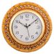 eCraftIndia Wooden Papier Mache Elegant Handcrafted Wall Clock (KWC560)