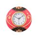 eCraftIndia Decorative Handcrafted Orange Wooden Wall Clock (KWC616)