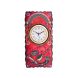 eCraftIndia Musical Instruments Embossed Coloful Wooden Handcrafted Wooden Wall Clock (KWC625)