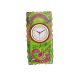 eCraftIndia Musical Instruments Embossed Coloful Wooden Handcrafted Wooden Wall Clock (KWC628)