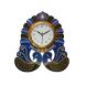 eCraftIndia Handcrafted Papier-Mache 2 Peococks Decorative Wall Clock (KWC652)