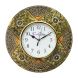 eCraftIndia Handcrafted Antique Design Papier-Mache Wooden Wall Clock (KWC720)
