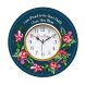 eCraftIndia Special Thanks to Mother Theme Wooden Colorful Round Wall Clock (KWC934)