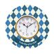 eCraftIndia Gift to Men Theme Wooden Colorful Round Wall Clock (KWC945)