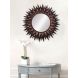 eCraftIndia Brown, Copper and Black Decorative Metal Handcarved Wall Mirror (MIIWCACF_2403_M)