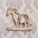 eCraftIndia Decorative Walking Horses Polyresin Wall Hanging Showpiece (MSAH500)