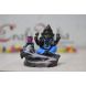 eCraftIndia Blue Lord Ganesha Decorative Showpiece with 10 free Smoke Backflow Scented Cone Incenses (MSBIH120_BL)