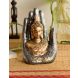 eCraftIndia Golden Silver Handcrafted Buddha Palm (MSGB539)