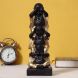 eCraftIndia Set of 3 Golden Laughing Buddha Standing on each other Decorative Showpiece (MSGB598_GD)