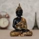 eCraftIndia Golden Handcrafted Meditating Buddha Decorative Showpiece (MSGB601)