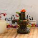 eCraftIndia 6.5 Inch Black Marble Shiva Shivling ShowpieceB  (MSGSH501)