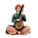 eCraftIndia Rajasthani playing Sitar Musical Instrument Handcrafted Decorative Polyresin Showpiece (MSRAJ512)