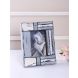 White and Blue Matte contour Wooden Photo Frame(PF1404)