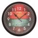 eCraftIndia Designer Round Analog Black Wall Clock (PWCCDBL501)